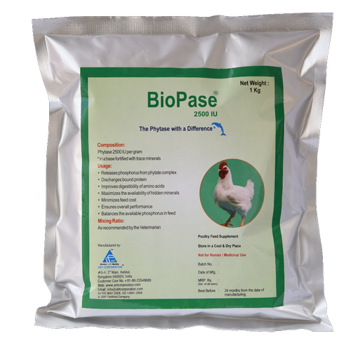 Enzymes alimentaires pour volailles