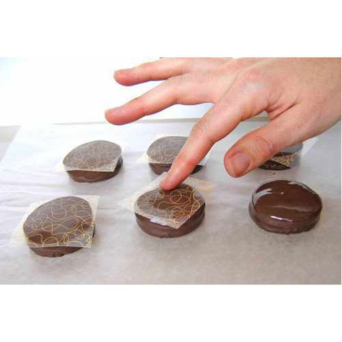 Feuilles de transfert de chocolat